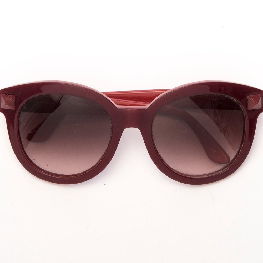 Valentino Red Rockstud Sunglasses